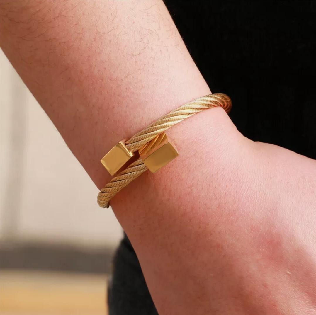 Golden Cuff Bracelet
